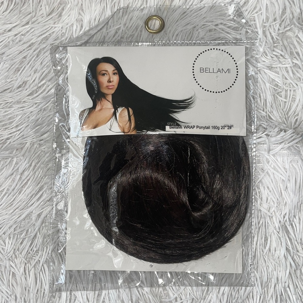 Bellami Dark brown synthetic pony tail wrap